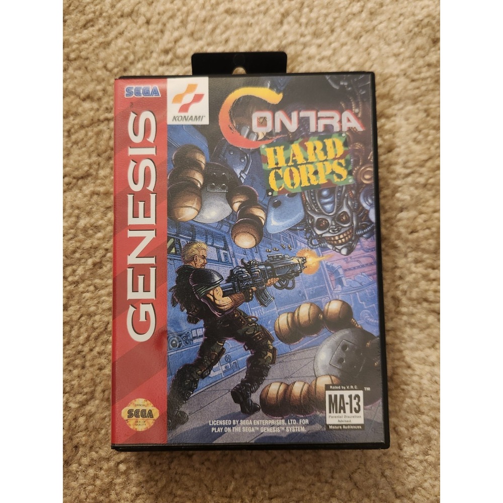Contra: Hard Corps (Sega Genesis, 1994) NO MANUAL